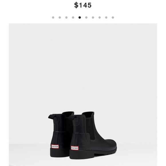 Hunter Shoes - HUNTER Refined Chelsea Boots / Black Matte